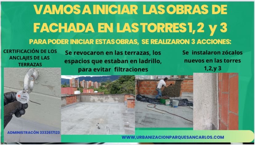 Inicio obras en fachada